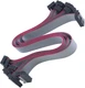 Antrader 30CM 16-Pin IDC Connector Flat Ribbon Cable with Black 2.54Mm FC Dual R