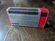 Vintage PANASONIC MODEL R-1492 AM Working TRANSISTOR RADIO Red w/wrist strap