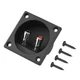 Speaker Box Terminal, 2 Way Binding Post Round Subwoofer Board Power Cup Plat...