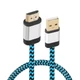 Yeebline USB to HDMI Charger Cable, [Aluminum Shell, 0.5 meters, Blue 1.6FT 