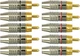 CESS RCA Plug Solder Gold Audio Video Connectors (10 Pack) Black & Red 