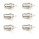 bnafes BNC Chassis Panel Mount Socket Female Jack Solder Type silver 