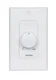 Lowell 100LVC-DW Attenuator, 100W, 70V/25V, Single Gang, Decorator White