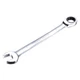 uxcell 1 Inch Ratcheting Combination Wrench SAE 72 Teeth 12 Point 1", Silver 