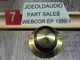 Webcor EP-1350 Balance Knob Has Mark Tested Parting Out Entire EP-1350