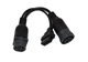 MasTrack - OBD 2 Extension Splitter Y-Cable (9 Pin)