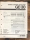 Yamaha GE-30 Equalizer Service Manual *Original*