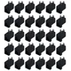 Antrader 30pcs 5.5mm x 2.1mm 3 Pin PCB Mounting Female DC Power Jack Socket C...