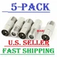 Superbat F Female/Male to TV Pal Male/Female RF Coaxial Adapter Connectors Ki...