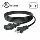 2M 2-Prong AC Power Cord Cable for NUVO NV-E6DM Power Amplifiers Mains Lead