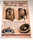 JBL + Westrex 375 Horn, 150-4 Woofer Poster 19" x 13" King of the Theater!