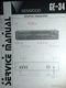 KENWOOD GE-34 Graphic Equalizer Service Manual Original