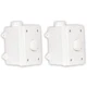 Theater Solutions OVCDW Outdoor Volume Controls White Weatherproof 2 Piece Set