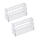 uxcell Acrylic Test Tube Holder Rack 6 Wells for 10ml Centrifuge Tubes Clear ...