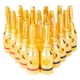 MIUONO 10 Pairs Banana Plugs &ndash; Open Screw Type for Speaker 12mm*40mm, Gold 