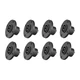 Yuyaokk 8 Pack SpeakOn Panel Mount Socket Round, 4 Pole Audio Speaker Jack Tw...