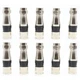ANHAN F Type RG11 Coax Cable Compression Fitting/Connector with Weather 10pcs 