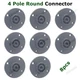 8pcs Replacement Speakon 4 Pole Round Chassis Mount Connector for Neutrik NL4MPR