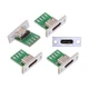chenyang 5 Pack USB C DIY Connector C 24Pin Female Socket Port Green
