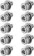 uxcell M4 x 6mm Stainless Steel Hex Socket Head Cap Screws Bolts M4x6mm 