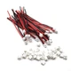20 Sets Mini Micro JST-PH 2.0mm 2 Pin Male Connector with 10cm Silicone Wire ...