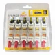 Pack of 6 Pairs / 12 Pieces Speaker Snap SSKPW12 Keystone Binding Posts White