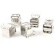 uxcell 5 Pcs Dual USB Type-A Female Port Right Angle 8-Pin DIP Jack Socket Co...