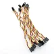 ZYAMY 10PCS 4P Line Pins 2.54mm Pitch Female to 20 centimeters, multi