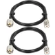 MOOKEERF PL-259 UHF CB Coax Cable 3FT, RG58 PL-259 UHF Male to Female Low Los...