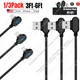 90 Degree Braided USB Fast Charging Cable For iPhone 14/13/11/8/7/6/Xs Cord Lot