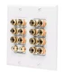 OSD Audio WP-16 Home Theater Wall Plate 7.1 Banana Jacks Labeled NEW