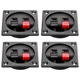 Tongze 4PCS Speaker Box Terminal Cup, Spring Square 57mm, Black 