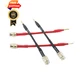 WJSTN Flex Pin Banana Plugs to 4mm Female Jack Speaker Audio Red/Black