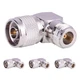 XRDS -RF 4PACK N Type Right Angle Connector N 4pcs adapter, white 