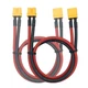 2pcs Amass XT30 U-F/M Male to Female Plug Extension Cable Lead Silicone Wire ...