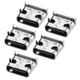 uxcell PCB USB Connector Type-C 3.1 16Pin Female Jack Fast Charging black 