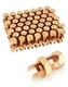 QWORK Grounding Split Bolt, 50 Pieces 4 Gauge 8 High Strength Split... 