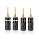 KUYIOHIFI HiFi Flex Pin Banana Plugs, 2mm pin 2 Pairs 