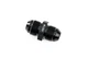 HPS AN Male to Male Union Adapter Aluminum Black -10 Size Straight AN815-10