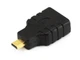 Monoprice 107703 HDMI Micro Connector Male to Female Black