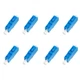 fyboptwu - 8 pcs LC Fiber Optical Coupler Adapter to Simplex, blue