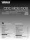 Operating Instructions For Yamaha CDC-502, CDC-902