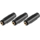 SAISN 3.5mm Stereo Jack to Adapter Connectors 3 Pack 