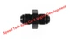 Goodridge AN815-08DBK -8 JIC Male-Male Adapter, Black @ Speed Tech