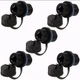 Anmbest 5pcs Panel Mounting Shielded Rj45 Waterproof Cat5/5e/6 8p8c Connector Et
