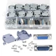 DB15 Solder Connector, 15PIN RS232 Terminal Adapter Breakout Board with Case ...