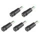 uxcell DC Power Connector 5.5x2.1mm Female Jack to 6.3x3.0mm Male Adapter... 
