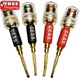 CESS-220 Pin Banana Plug to 4Mm Female Banana Jack/Speaker Wire, 4 Pack (Braided