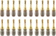Nakamichi FanLock Excel Series 24k Gold Plated BFA Banana 20 Pcs (10-Pairs) 
