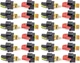 Speaker Snap Keystone Binding Posts 12 Pairs / 24 Pieces - Black